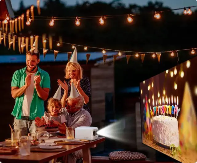 Alt view image 7 of 8 - ULTIMEA Apollo P10 Full HD 1080P Decoding WIFI Mini Portable Projectors (U0200)