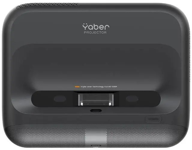 Alt view image 4 of 8 - Yaber K300s Triple RGB Laser Projector with Dual 15W JBL Speakers & Dolby Audio, 100" Display from just 9" away with UST Tech