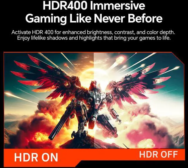 Alt view image 8 of 11 - ABS 27" 180Hz Fast IPS QHD (2560x1440) Gaming Monitor 1ms VESA DisplayHDR 400, FreeSync,DCI-P3 95% GQ271NE