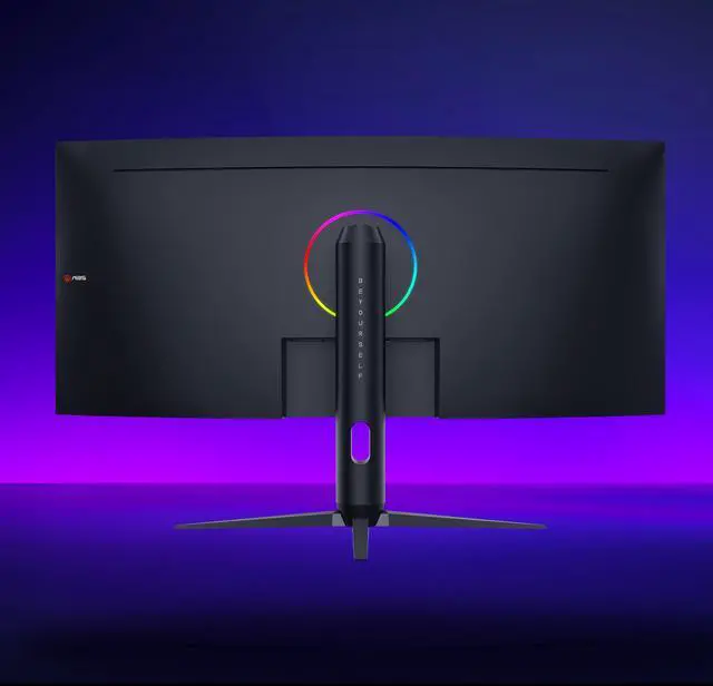 Alt view image 11 of 13 - ABS Gaming Monitor 34" Curved 240Hz VA WQHD (3440x1440) 1ms VESA DisplayHDR 400, FreeSync, DCI-P3 90%, Height Adjustment, Space-Saving Stand, GQ341NE