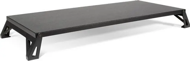 Main image of Allsop Lo Riser Monitor Stand with Wide Platform and Dual Height Adjustments - Black