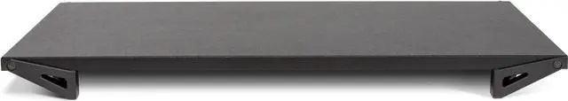Alt view image 2 of 4 - Allsop Lo Riser Monitor Stand with Wide Platform and Dual Height Adjustments - Black