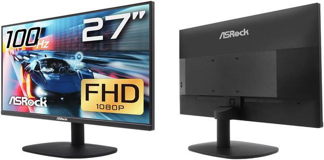 ASRock 27 100Hz (Max.) IPS FHD Gaming Monitor FreeSync (AMD Adaptive Sync)  1920 x 1080 sRGB 99% Challenger CL27FF 