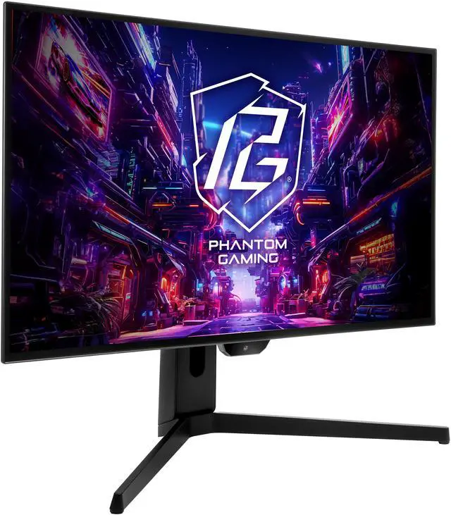Alt view image 4 of 6 - ASRock Phantom Gaming 27" QHD (2560x1440) 240Hz Flat WOLED Gaming Monitor, 0.03ms (GTG), 99% DCI-P3 with 129% sRGB Color Space, 2xHDMI 2.1, 2xDisplayPort 1.4, 3xUSB, PGO27QFS