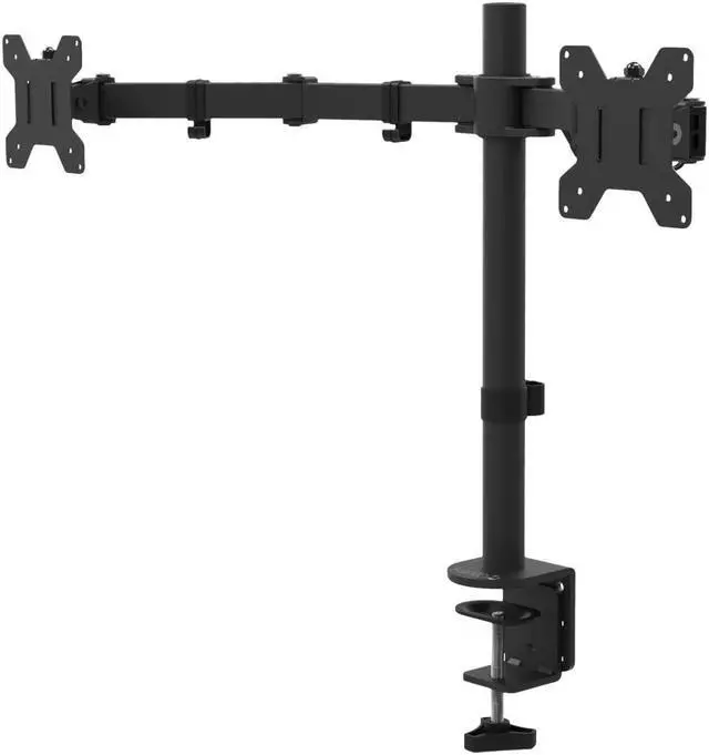 Alt view image 2 of 5 - Kanto Dual Arm Desktop Monitor Mount/Stand for 17" - 27" - Black - DML2000