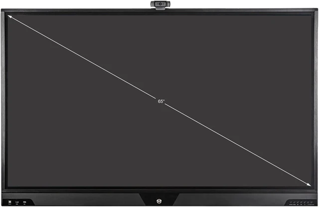 Alt view image 2 of 4 - Tripp Lite DMTP65OPS Black 65" USB Ultra Slim IR Interactive Flat-Panel Touchscreen Display with PC 350 cd/m2 1300:1 Built-in Speakers