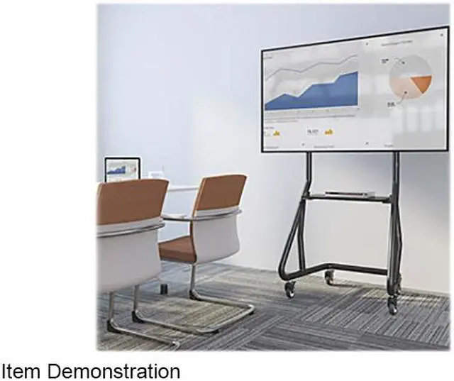 Alt view image 3 of 4 - Tripp Lite Heavy-Duty Streamline Landscape Mobile Cart for 60" to 105" Flat-Panel Displays DMCS60105HDS