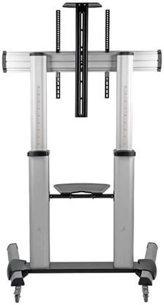 Alt view image 6 of 7 - Tripp Lite Mobile TV Floor Stand Cart Height-Adjustable LCD 60-100" Display (DMCS60100XX)