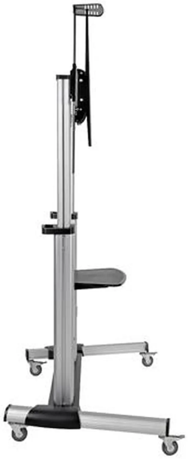 Alt view image 4 of 7 - Tripp Lite Mobile TV Floor Stand Cart Height-Adjustable LCD 60-100" Display (DMCS60100XX)