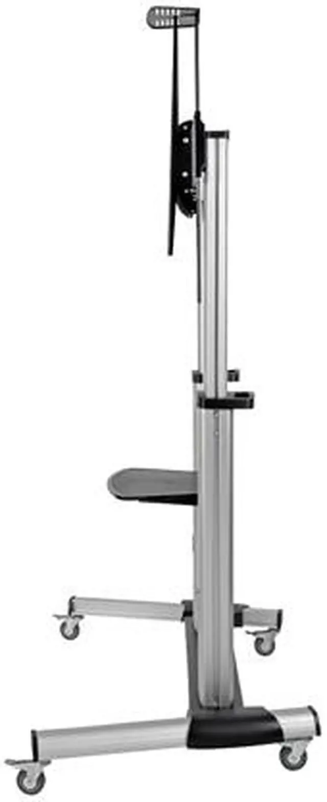 Alt view image 5 of 7 - Tripp Lite Mobile TV Floor Stand Cart Height-Adjustable LCD 60-100" Display (DMCS60100XX)