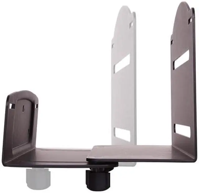Alt view image 3 of 4 - StarTech CPUWALLMNT CPU Mount - Adjustable Width 4.8in to 8.3in - Metal - Computer Wall Mount - PC Wall Mount - Computer Mounting Bracket