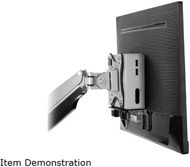 Alt view image 6 of 7 - StarTech ACCSMNT Thin Client Mount - Under Desk Computer Mount - VESA Bracket - Intel NUC or Mac Mini Mount - Under Desk Computer Mount -
