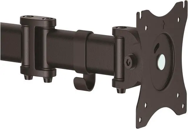 Alt view image 4 of 6 - StarTech ARMPIVOTB Articulating Monitor Arm - Steel - Single Monitor Stand - Monitors up to 27" - VESA Mount - Adjustable Monitor Arm