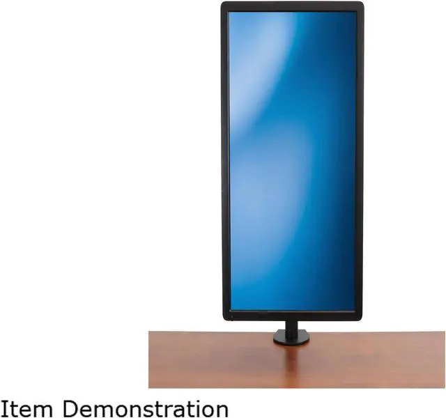 Alt view image 6 of 6 - StarTech ARMPIVOTB Articulating Monitor Arm - Steel - Single Monitor Stand - Monitors up to 27" - VESA Mount - Adjustable Monitor Arm
