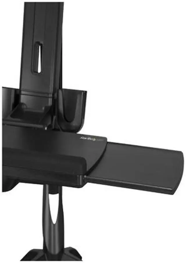 Alt view image 4 of 4 - StarTech ARMSTSCP2 Sit Stand Dual Monitor Arm - For 2 x  24in Monitors - Height Adjustable - VESA Dual Monitor Stand - Sit Stand Workstation