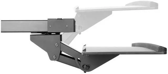 Alt view image 5 of 5 - StarTech KBTRAYADJ Under Desk Keyboard Tray - 26.4in Wide - Adjustable - Computer Keyboard Stand - Keyboard Shelf - Ergonomic Keyboard Tray