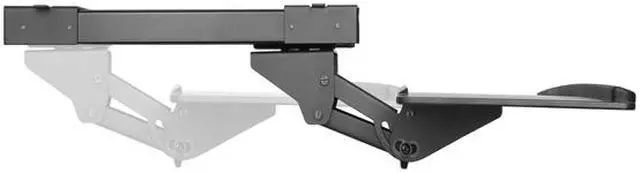 Alt view image 3 of 5 - StarTech KBTRAYADJ Under Desk Keyboard Tray - 26.4in Wide - Adjustable - Computer Keyboard Stand - Keyboard Shelf - Ergonomic Keyboard Tray