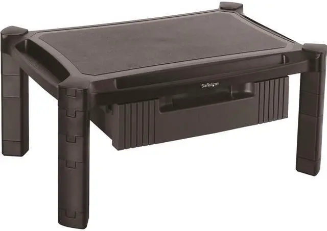 Main image of StarTech MONSTADJD Adjustable Monitor Riser - Drawer - Monitors up to 32" - Adjustable Height - Monitor Stand - Computer Monitor Riser