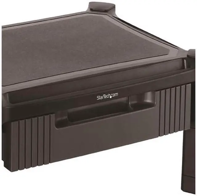 Alt view image 4 of 6 - StarTech MONSTADJD Adjustable Monitor Riser - Drawer - Monitors up to 32" - Adjustable Height - Monitor Stand - Computer Monitor Riser