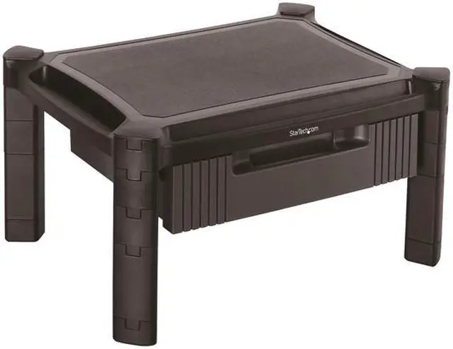 Alt view image 2 of 6 - StarTech MONSTADJD Adjustable Monitor Riser - Drawer - Monitors up to 32" - Adjustable Height - Monitor Stand - Computer Monitor Riser