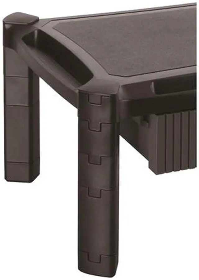Alt view image 6 of 6 - StarTech MONSTADJD Adjustable Monitor Riser - Drawer - Monitors up to 32" - Adjustable Height - Monitor Stand - Computer Monitor Riser