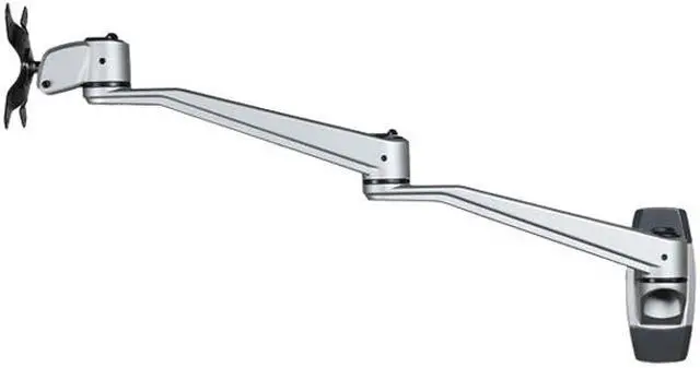 Alt view image 4 of 9 - StarTech.com ARMWALLDSLP Wall Mount Monitor Dual-Swivel Arm for up to 30" Monitors