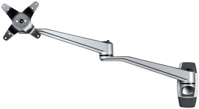 Alt view image 5 of 9 - StarTech.com ARMWALLDSLP Wall Mount Monitor Dual-Swivel Arm for up to 30" Monitors