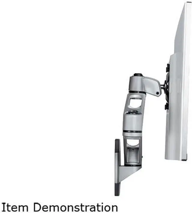 Alt view image 8 of 9 - StarTech.com ARMWALLDSLP Wall Mount Monitor Dual-Swivel Arm for up to 30" Monitors