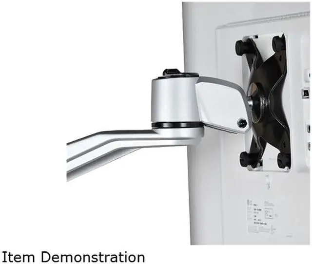 Alt view image 9 of 9 - StarTech.com ARMWALLDSLP Wall Mount Monitor Dual-Swivel Arm for up to 30" Monitors