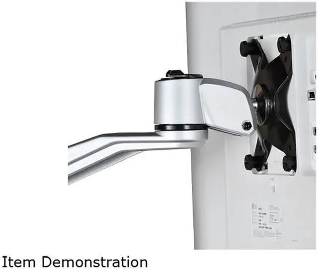 Alt view image 6 of 8 - StarTech.com ARMWALLDS2 Wall-Mount Monitor Arm - 10.2" (26 cm) Swivel Premium Arm for up to 30" Monitors Tool-Less Design