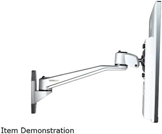 Alt view image 7 of 8 - StarTech.com ARMWALLDS2 Wall-Mount Monitor Arm - 10.2" (26 cm) Swivel Premium Arm for up to 30" Monitors Tool-Less Design