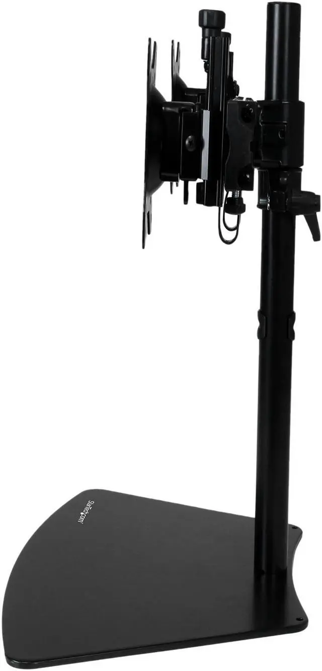 Alt view image 2 of 7 - StarTech.com ARMBARDUO Dual Monitor Stand - Crossbar - Supports Monitors up to 24" - Vesa Mount - Adjustable Computer Monitor Arm