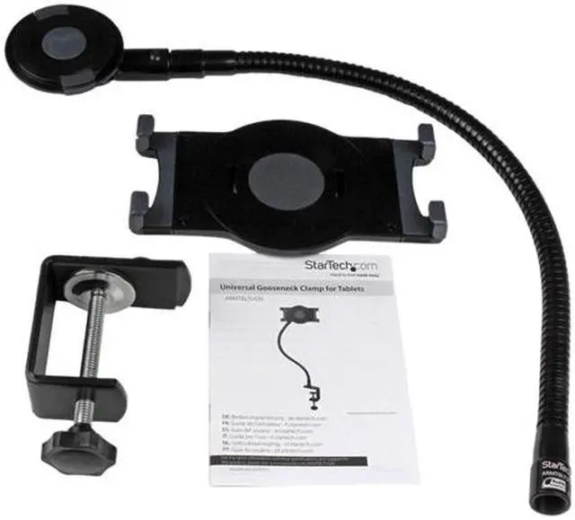 Alt view image 4 of 6 - StarTech.com ARMTBLTUGN Gooseneck Tablet Holder - Bendable Tablet Arm - Desk Mount Tablet Stand - For 6.5" to 7.8" Wide Tablets - Detachable Holder