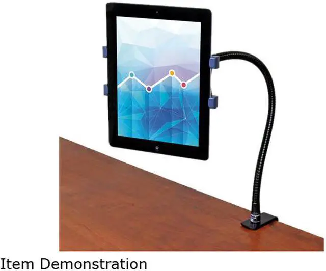 Alt view image 6 of 6 - StarTech.com ARMTBLTUGN Gooseneck Tablet Holder - Bendable Tablet Arm - Desk Mount Tablet Stand - For 6.5" to 7.8" Wide Tablets - Detachable Holder