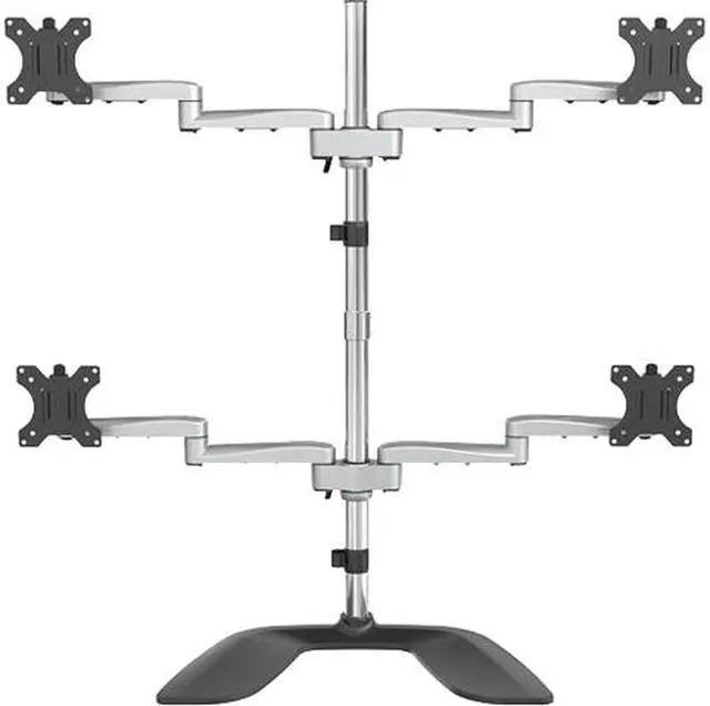 Main image of StarTech.com ARMQUADSS Quad-Monitor Stand - Articulating - Steel & Aluminum