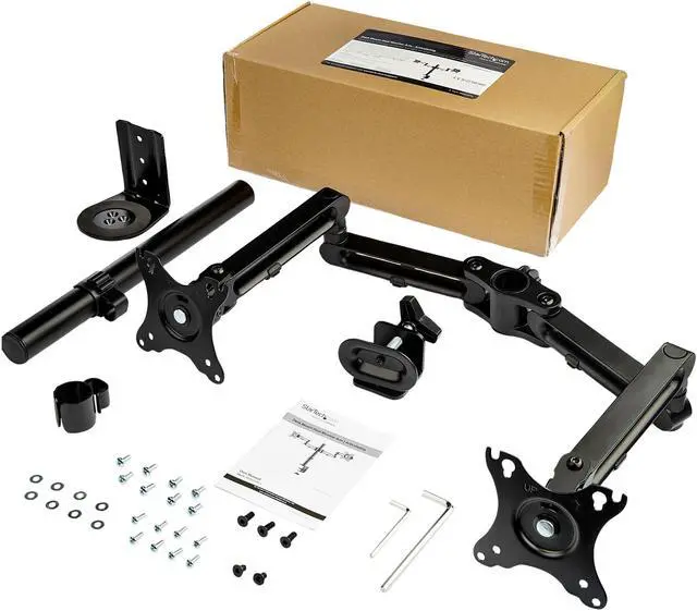Alt view image 8 of 8 - StarTech.com ARMDUAL3 Desk Mount Dual Monitor Arm - Articulating - Aluminum