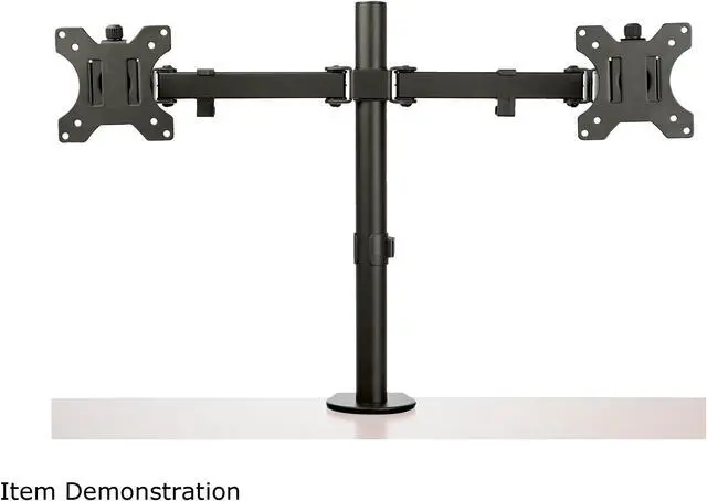 Alt view image 3 of 12 - StarTech.com ARMDUAL2 Desk Mount Dual Monitor Arm - Crossbar - Articulating - Steel