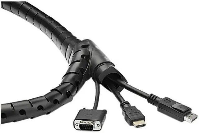 Alt view image 4 of 6 - StarTech.com CMSCOILED3 1.5 m (4.9 ft.) Cable-Management Sleeve - Spiral - 45 mm (1.8 in.) Diameter