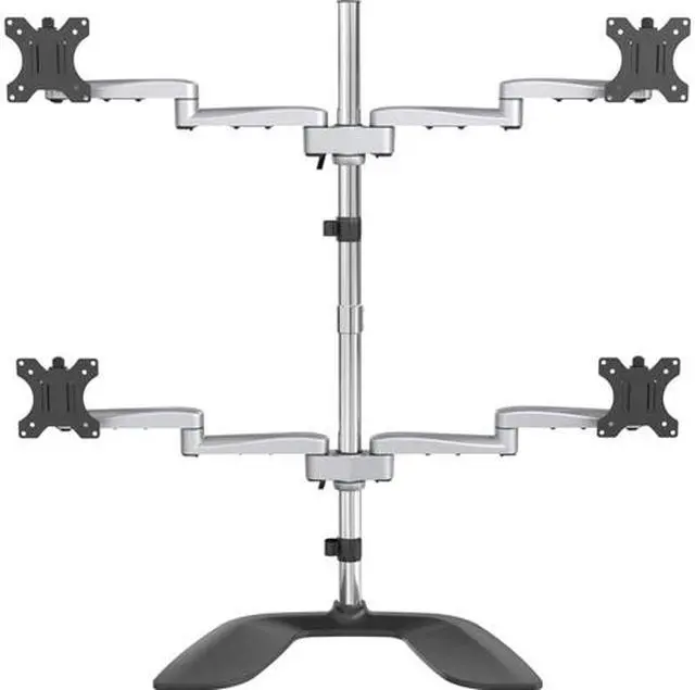 Main image of StarTech.com ARMQUADSS Quad-Monitor Stand - Articulating - Steel & Aluminum
