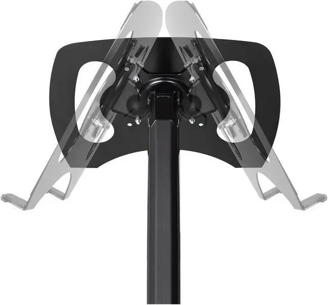 Alt view image 4 of 10 - Desk Mount Laptop Arm, Full Motion Articulating Arm for Laptop or Single 34 inch Monitor, VESA Mount Laptop Tray Bracket, Ergonomic Adjustable Notebook Stand, Desk-Clamp - Tilt/Swivel/Rotate (ARMUNONB1)