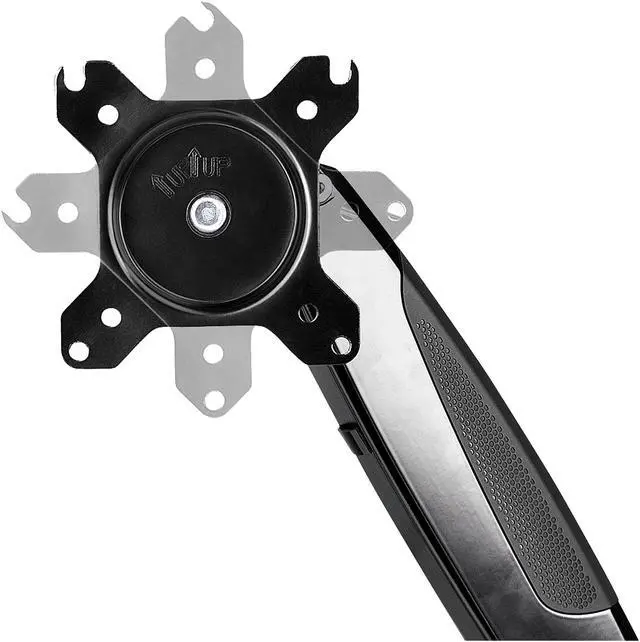 Alt view image 5 of 10 - Desk Mount Laptop Arm, Full Motion Articulating Arm for Laptop or Single 34 inch Monitor, VESA Mount Laptop Tray Bracket, Ergonomic Adjustable Notebook Stand, Desk-Clamp - Tilt/Swivel/Rotate (ARMUNONB1)