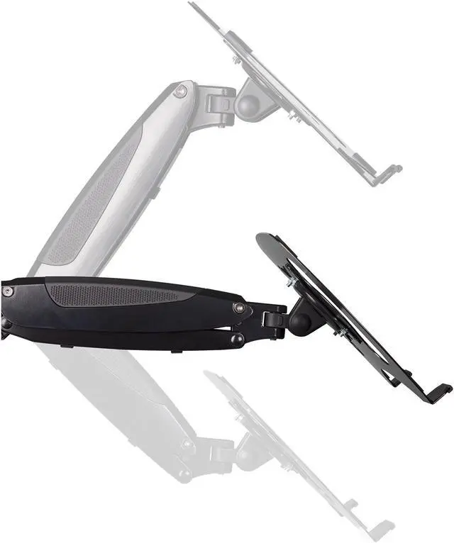 Alt view image 7 of 10 - Desk Mount Laptop Arm, Full Motion Articulating Arm for Laptop or Single 34 inch Monitor, VESA Mount Laptop Tray Bracket, Ergonomic Adjustable Notebook Stand, Desk-Clamp - Tilt/Swivel/Rotate (ARMUNONB1)