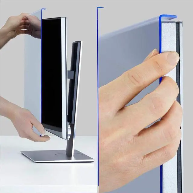 Alt view image 3 of 4 - StarTech 32-inch 16:9 Computer Monitor Privacy Screen - Hanging Acrylic Filter - Monitor Protector/Shield - +/- 30 Deg. - Glossy - TAA - 3269A-PRIVACY-SCREEN