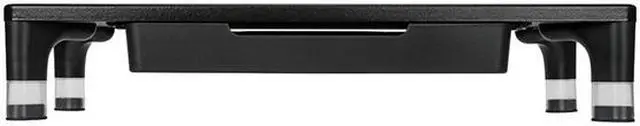 Alt view image 5 of 10 - Targus AWE804GL Adjustable Monitor Riser with Drawer (Black)