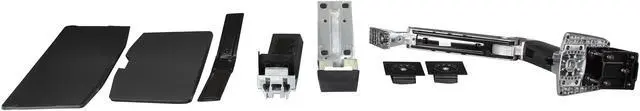Alt view image 3 of 4 - Ergotron 24-392-026 WorkFit-A with Suspended Keyboard, Sit-Stand Workstation, Dual monitors