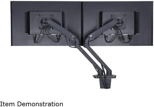 Main image of Ergotron 45-496-224 MXV Desk Dual Monitor Arm, Support Screens Sizes up to 24"