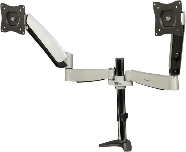 Alt view image 5 of 6 - Ergotech 320-C14-C024 One-Touch Counterbalance Dual Monitor Arm (2 links per monitor)
