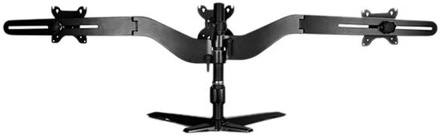 Alt view image 2 of 3 - Silverstone SST-ARM31BS Arm Three Triple LCD Monitor Stand (Black)