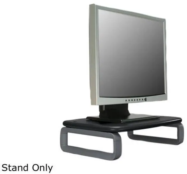 Alt view image 3 of 5 - Kensington 60089 Monitor Stand Plus with SmartFit System for up to 24" screens, Black/Gray