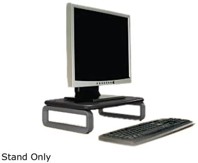 Alt view image 4 of 5 - Kensington 60089 Monitor Stand Plus with SmartFit System for up to 24" screens, Black/Gray